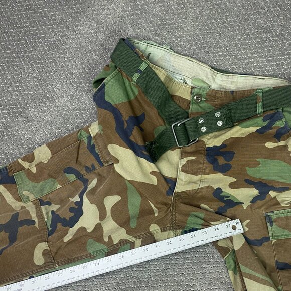 Trousers Hot Weather Woodland Camo Pattern Combat Mens Medium Long Military Pant - Picture 15 of 16